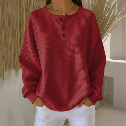 Eimear | Cosy Waffle Sweater