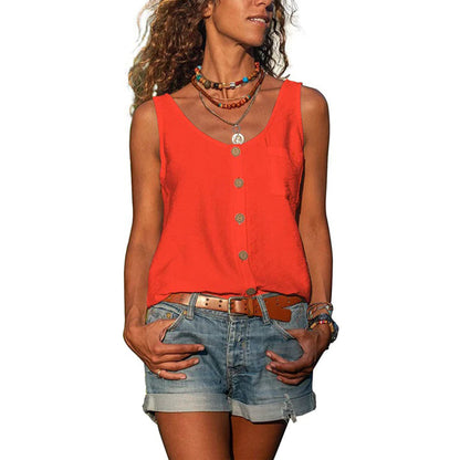 Zana | Everyday Sleeveless Top with Loose Fit