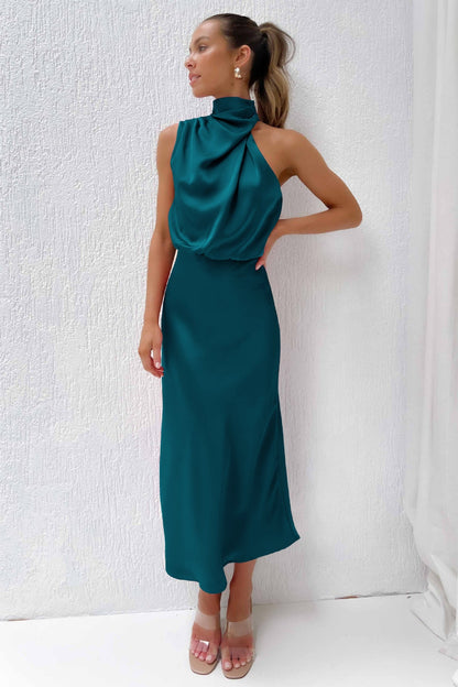 Eimear | Elegant Halter Evening Dress