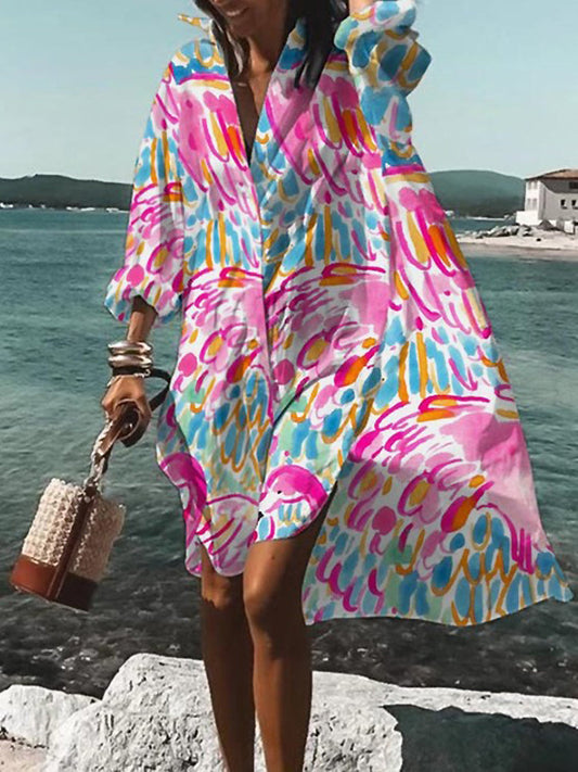 Thea | Summer Midi Shirt Dress