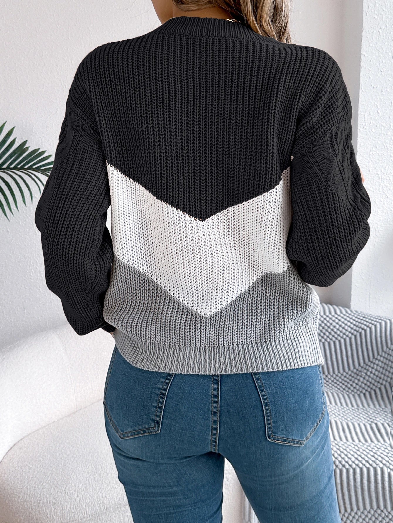 Ismene | Chevron Stitch Pullover