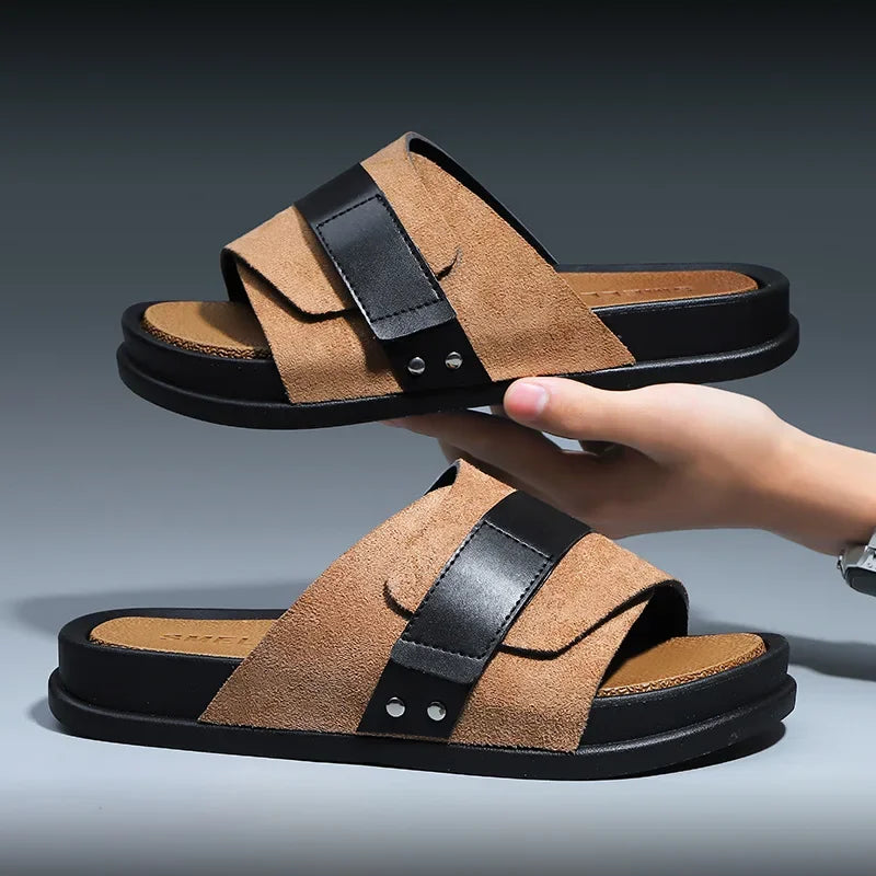 Heather | Women's Cushioned Slides