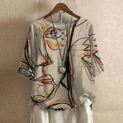 Stacey | Retro-Inspired Blouse