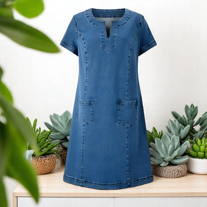 Christiane™ | Soft Denim Dress