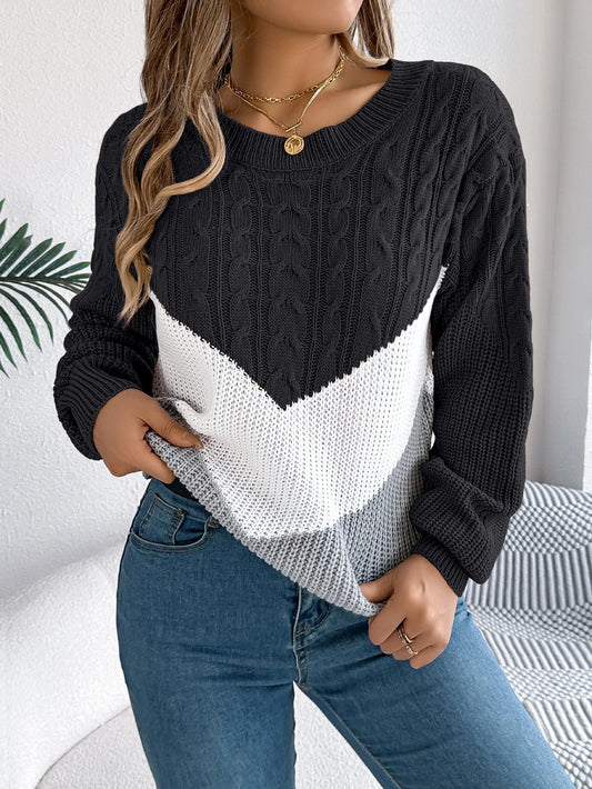 Ismene | Chevron Stitch Pullover