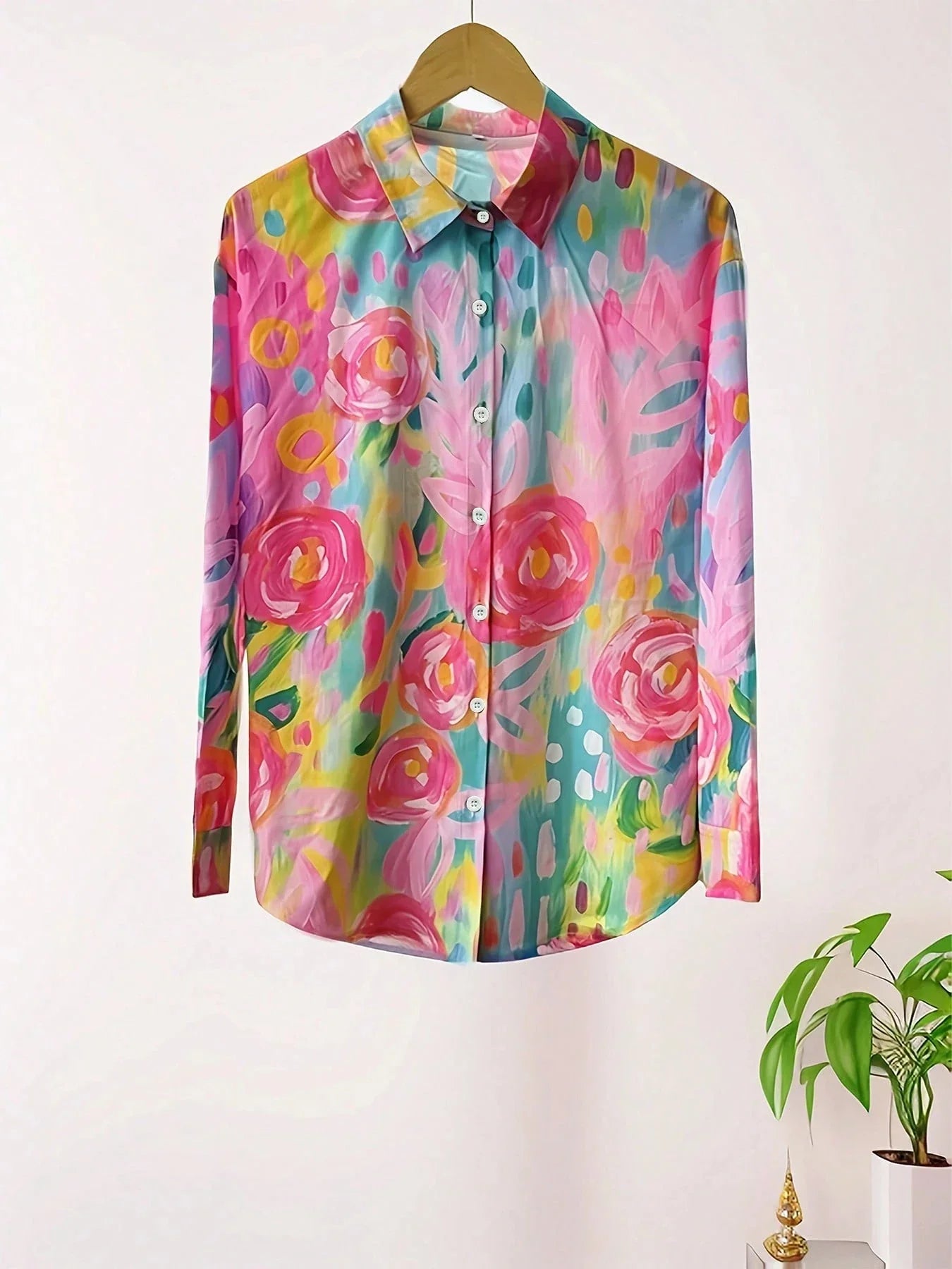 Keely | Colourful Blouse with Playful Print