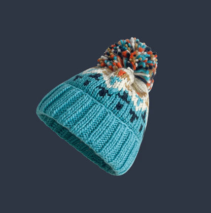Kaitlyn2™ | Cosy Snowflake Pom Beanie