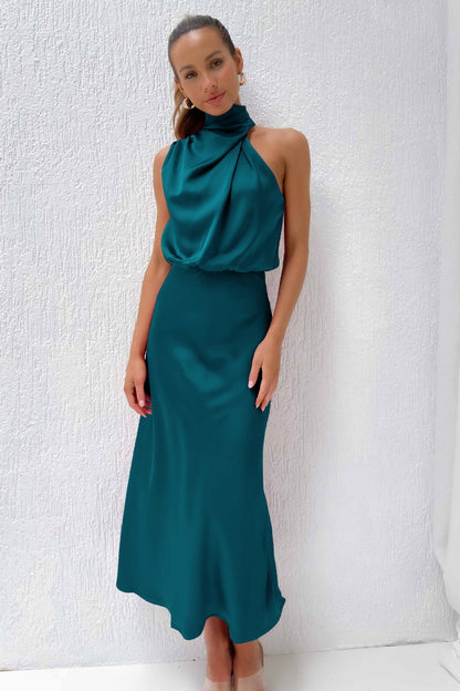 Eimear | Elegant Halter Evening Dress