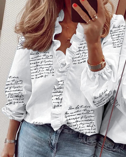 Justice | Feminine Blouse with Playful Ruffles