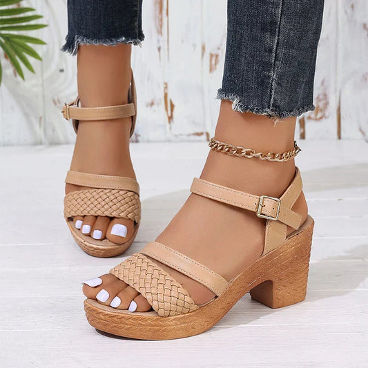 Kayleigh™ | Woven Platform Sandals
