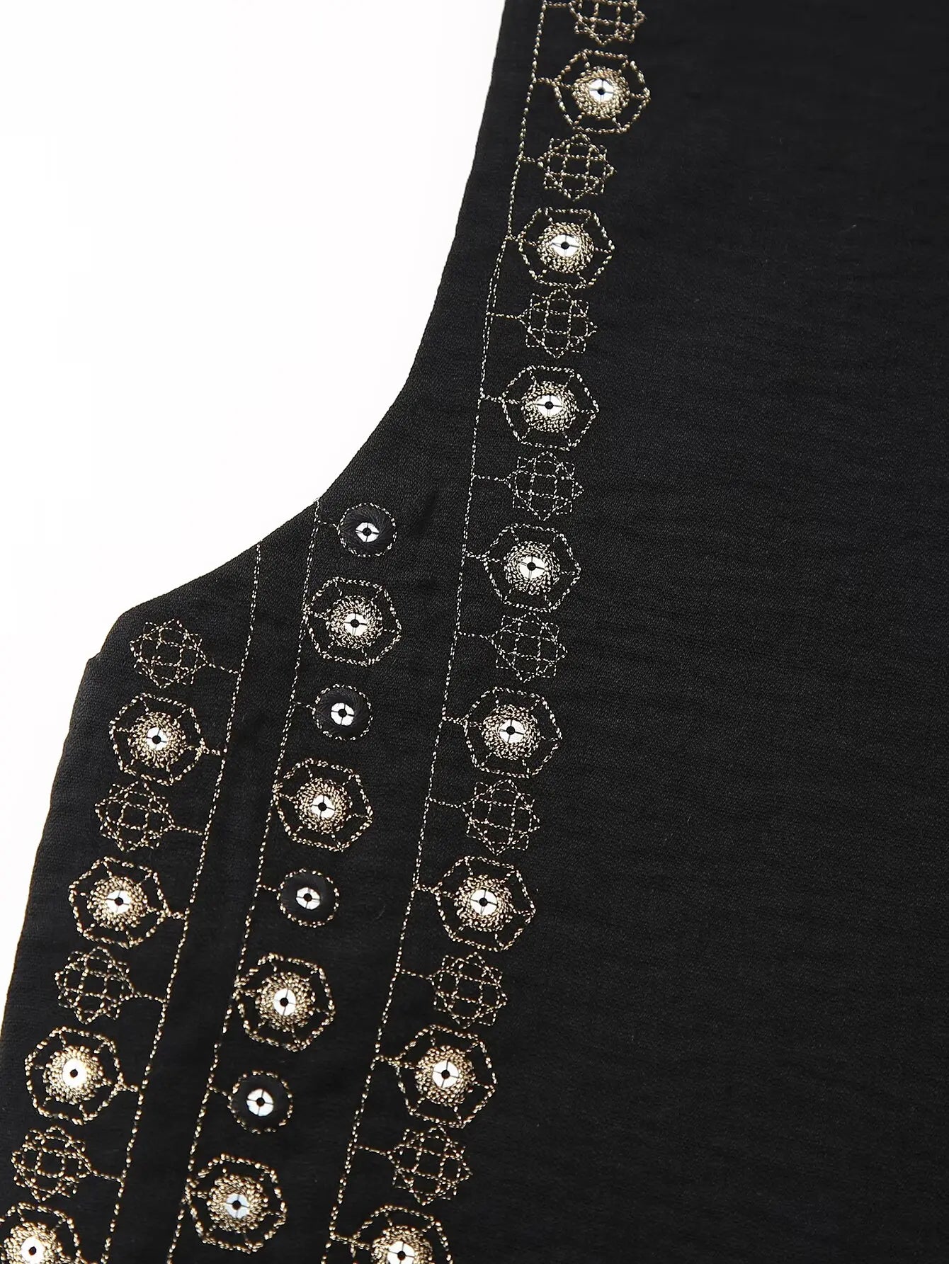 Mireille™ | Sequin Pattern Boho Vest