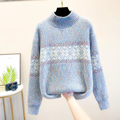 Rosie | Snowflake Knit Sweater