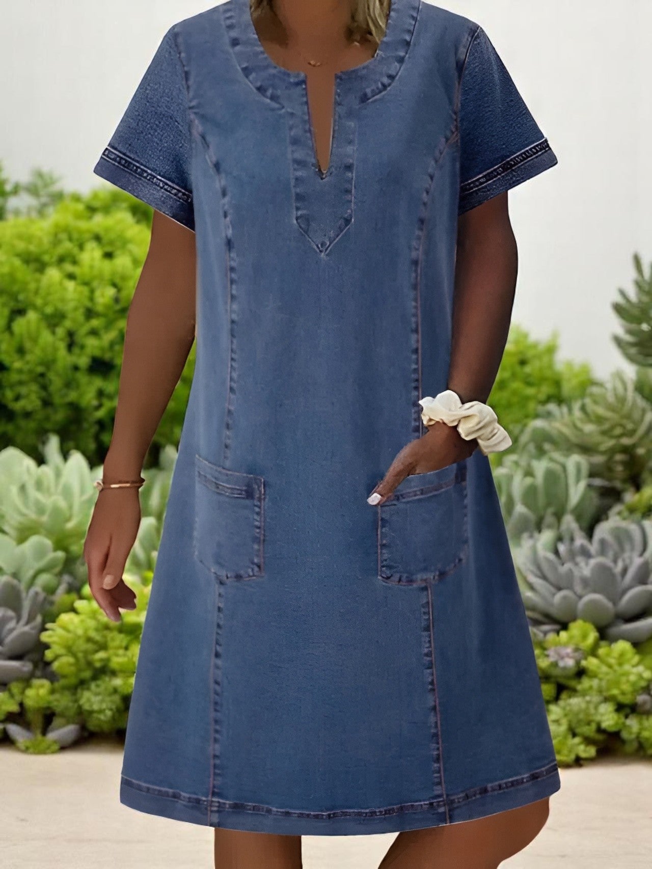 Christiane™ | Soft Denim Dress