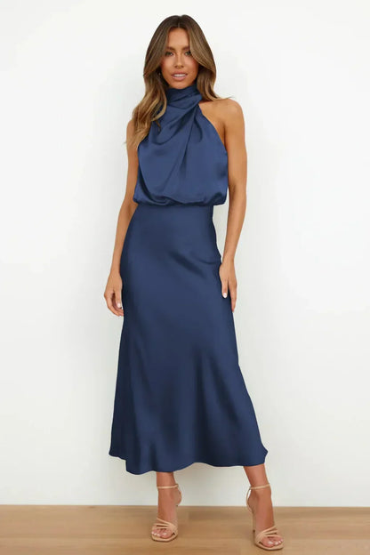 Eimear | Elegant Halter Evening Dress