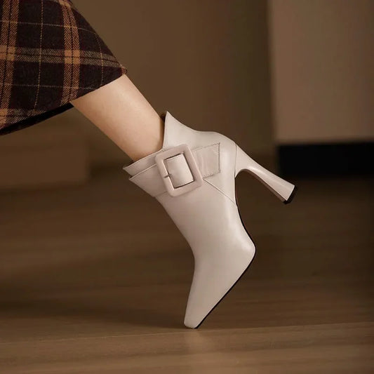 Alli™ | Buckle Heel Boots