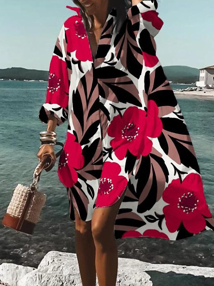 Thea | Summer Midi Shirt Dress