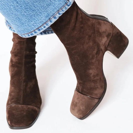 Marguerite2™ | Square toe heeled boots