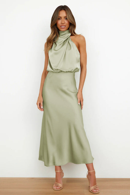 Eimear | Elegant Halter Evening Dress