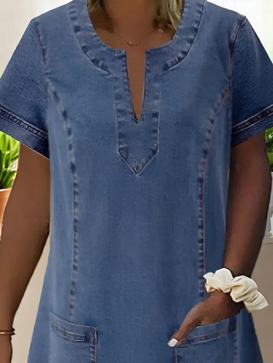 Christiane™ | Soft Denim Dress