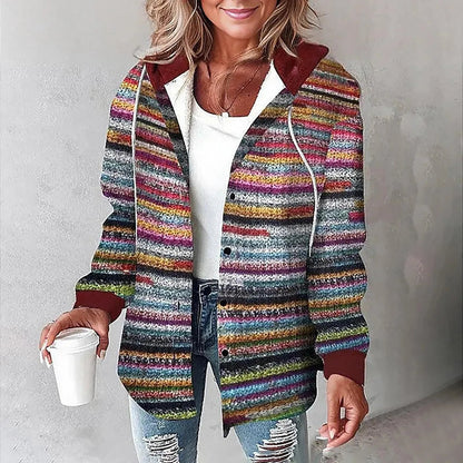 Mared™ | Checkered Lined Cardigan Women