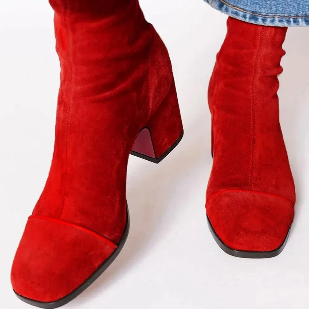 Marguerite2™ | Square toe heeled boots