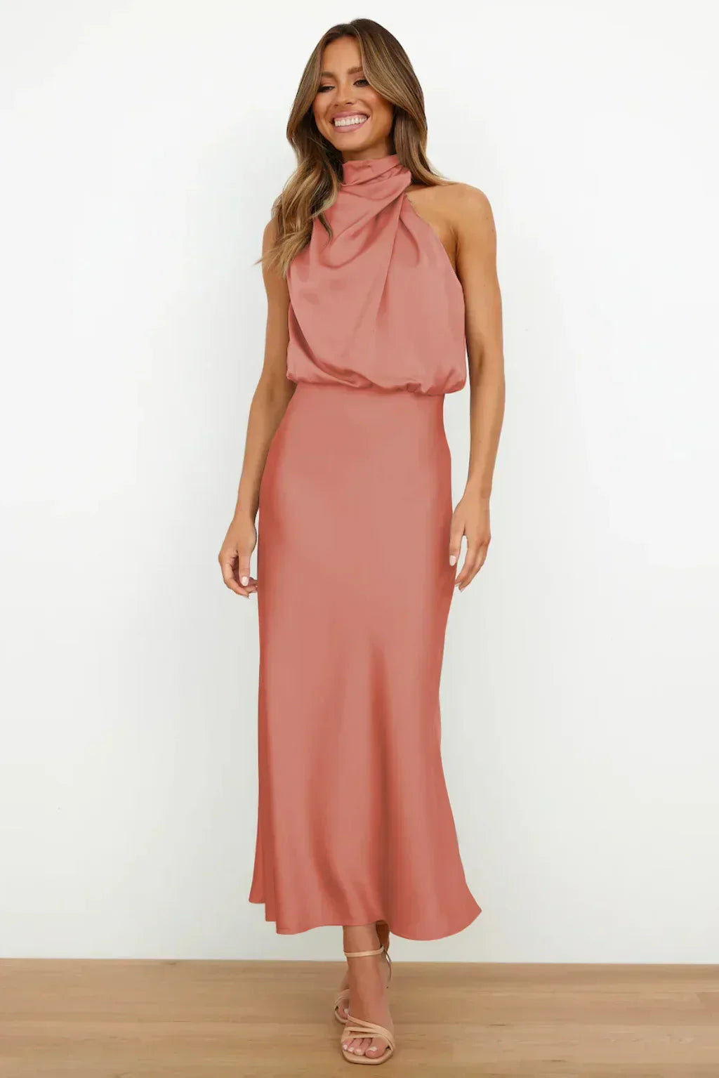Eimear | Elegant Halter Evening Dress