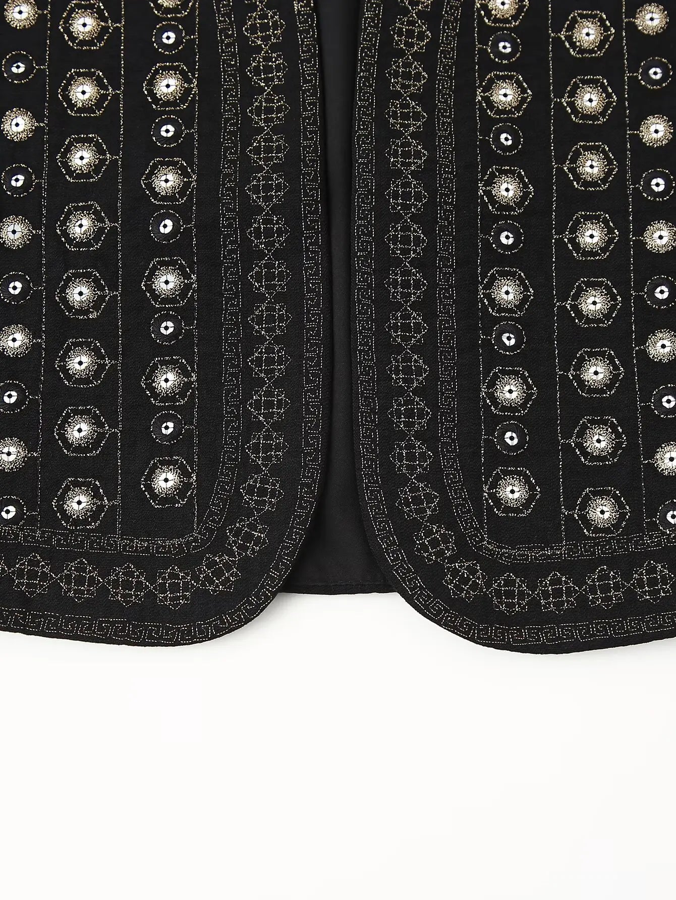 Mireille™ | Sequin Pattern Boho Vest