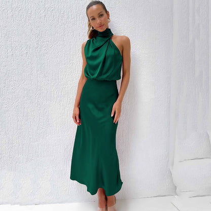 Eimear | Elegant Halter Evening Dress