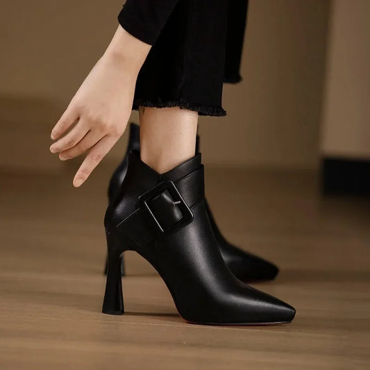 Alli™ | Buckle Heel Boots