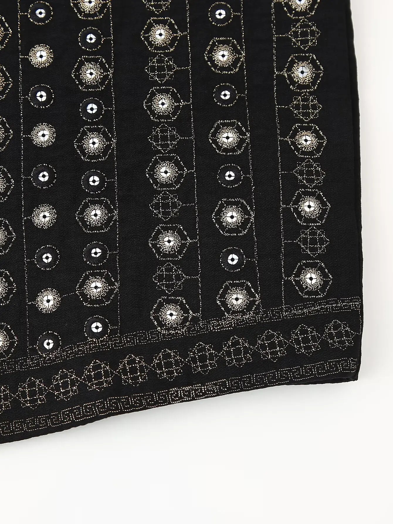 Mireille™ | Sequin Pattern Boho Vest