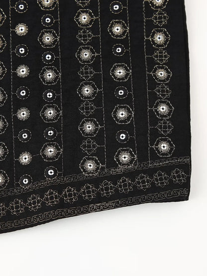 Mireille™ | Sequin Pattern Boho Vest