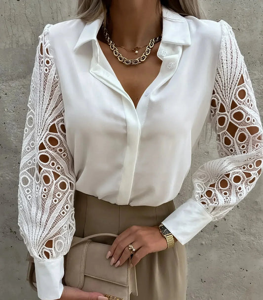 Greta | Sophisticated Blouse with Exquisite Sleeves