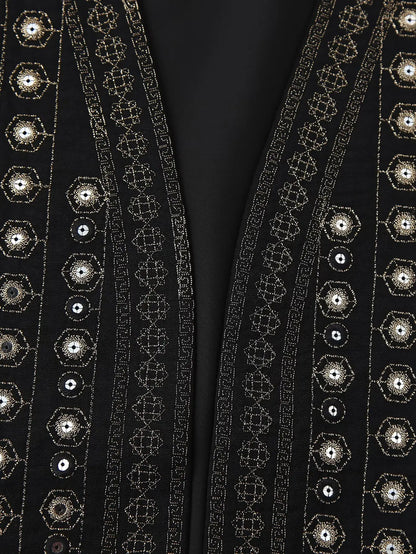 Mireille™ | Sequin Pattern Boho Vest