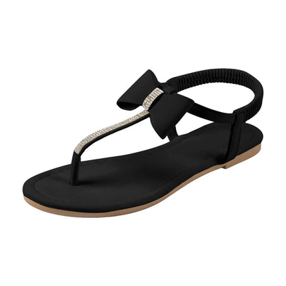 Lily | Women's Rhinestone Flat Sandals