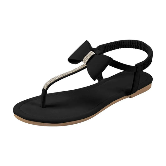 Lily | Women's Rhinestone Flat Sandals