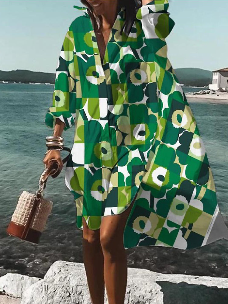 Thea | Summer Midi Shirt Dress