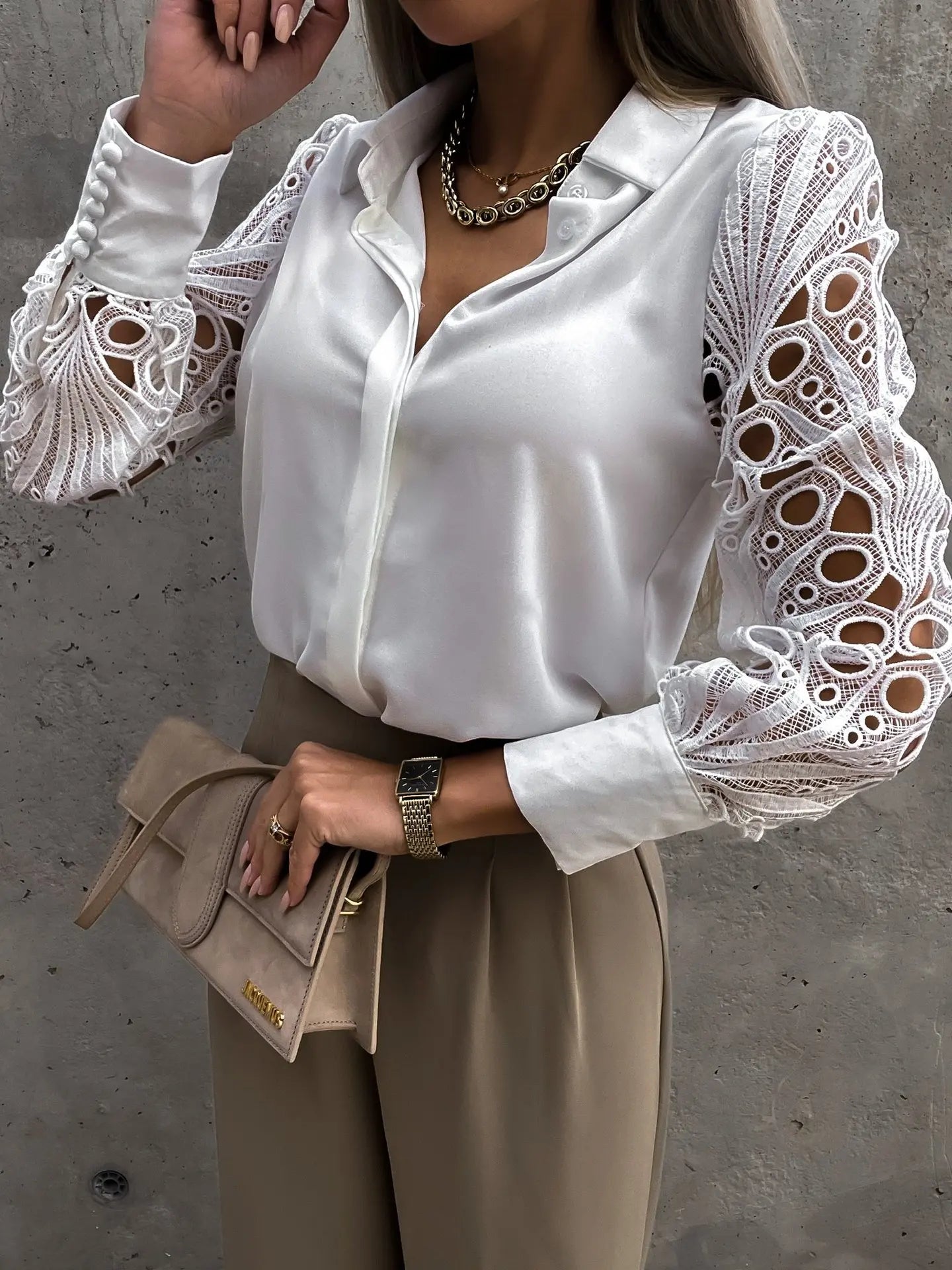 Greta | Sophisticated Blouse with Exquisite Sleeves