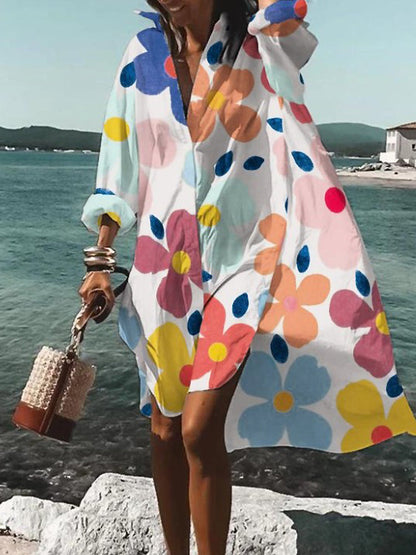 Thea | Summer Midi Shirt Dress
