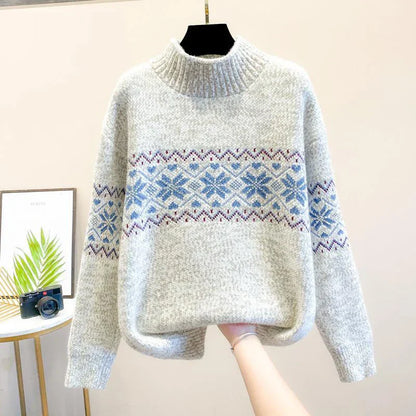 Rosie | Snowflake Knit Sweater