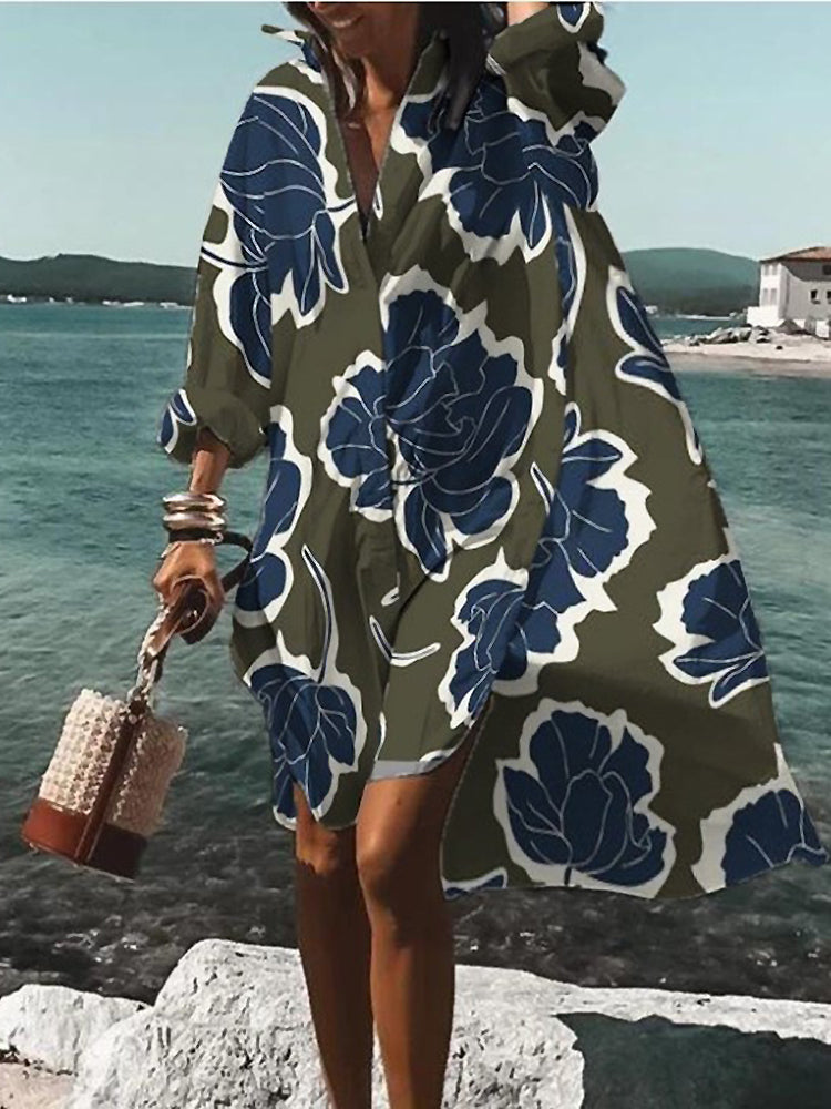 Thea | Summer Midi Shirt Dress
