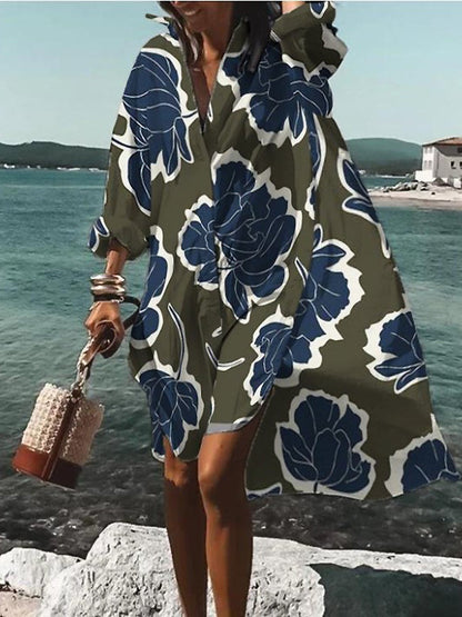 Thea | Summer Midi Shirt Dress