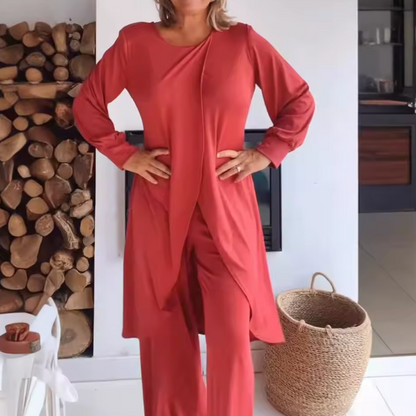 Haven | Women's Wide Leg Pants & Long Sleeve Tunic Set