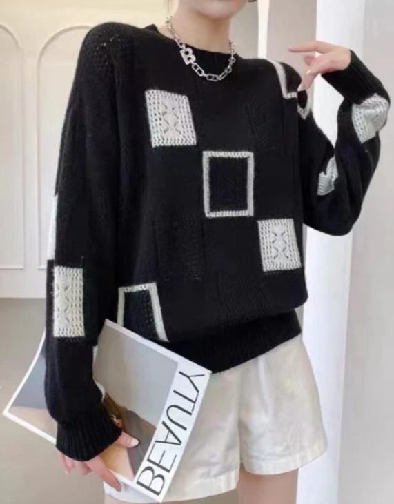 Virginie | Patchwork Sweater