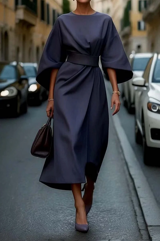 Orinda | Elegant Dress with Lantern Sleeves