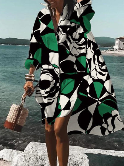 Thea | Summer Midi Shirt Dress