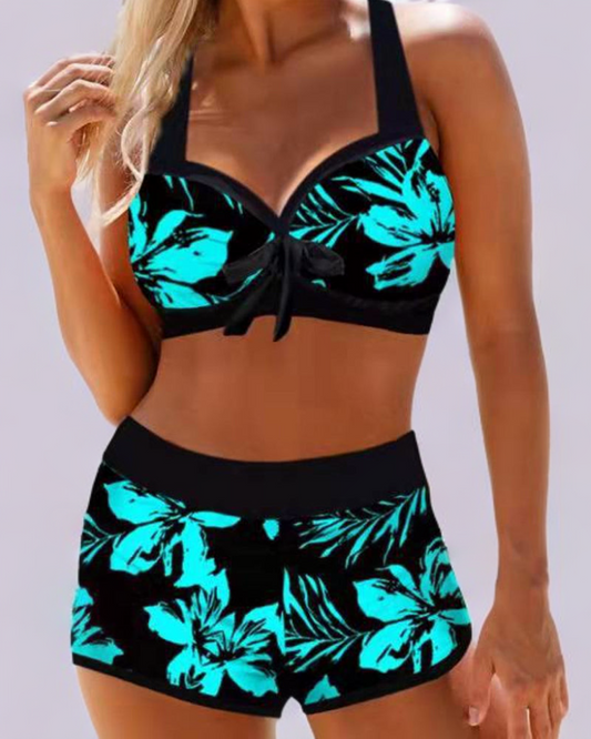 Grace | Women's High Waist Floral Swimsuit for Beach
