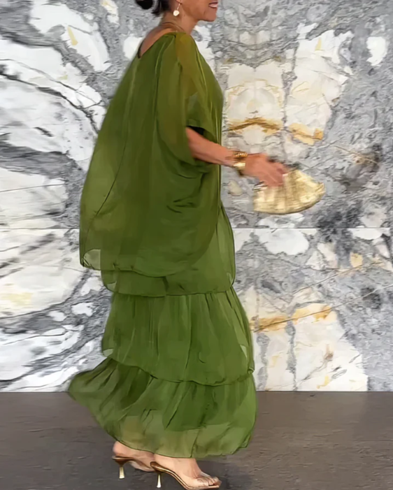 Heledd | Elegant Long Flowing Dress
