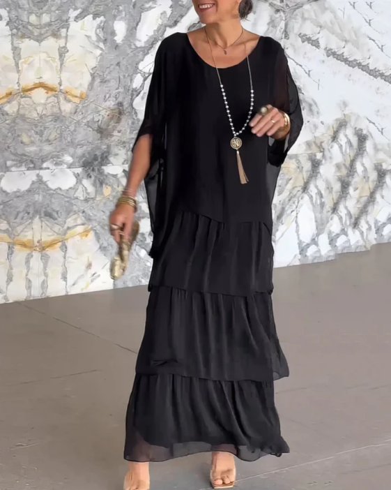 Heledd | Elegant Long Flowing Dress