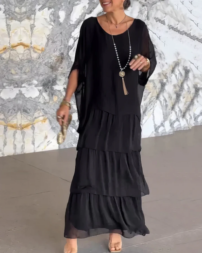 Heledd | Elegant Long Flowing Dress