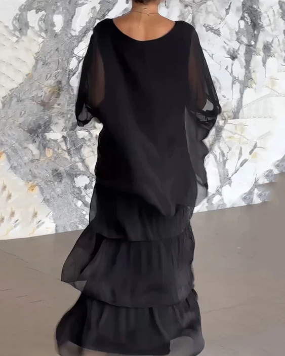 Heledd | Elegant Long Flowing Dress